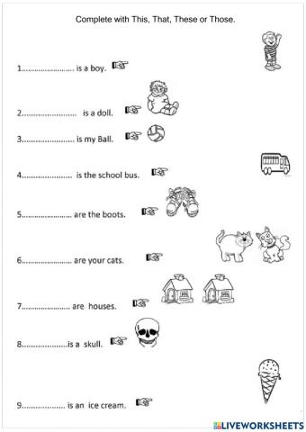 Demonstrative Pronouns
