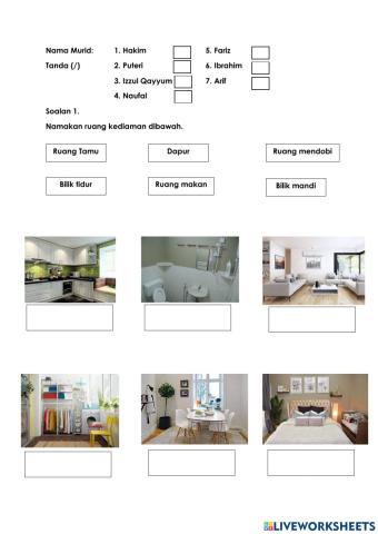 Jenis ruang kediaman