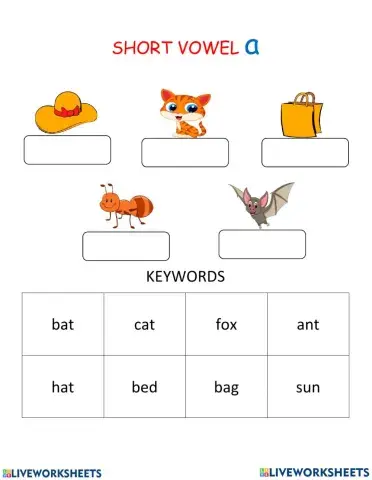 Short vowel a