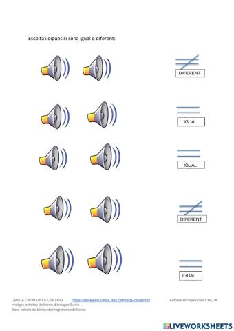 Discriminació igual diferent