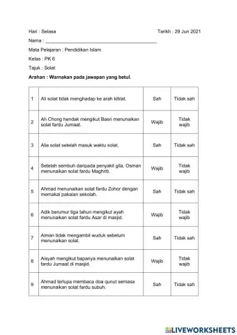 Modul Pendidikan Islam PK6 29062021