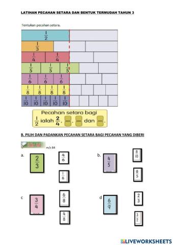 Pecahan tak wajar dan nombor bercampur
