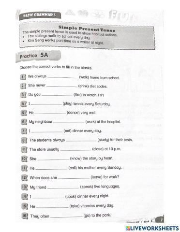 Subject Verb Agreement