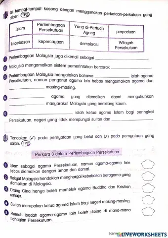 Agama islam sebagai agama persekutuan