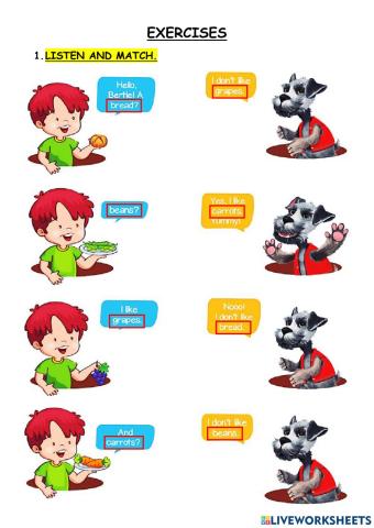 I like - i don't like