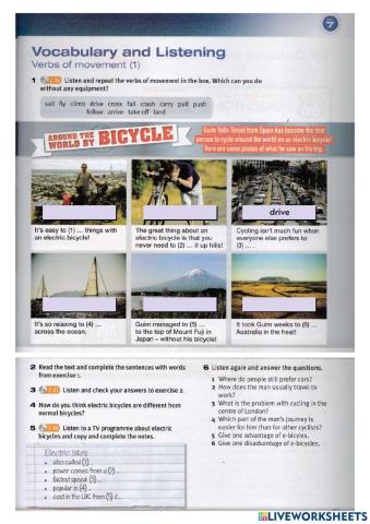 Around the world by bicycle (Pulse 2, page 77)