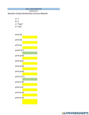 3.1 Persekitaran kod arahan 2
