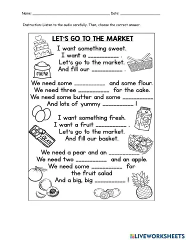 Let's go to the market