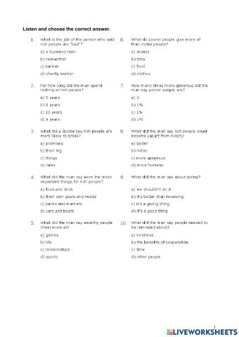 Money makes you a bad person - L.12