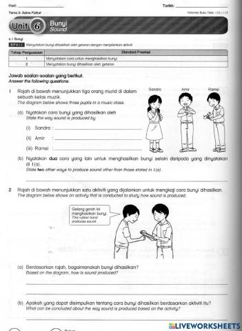 Sound Science Year 4