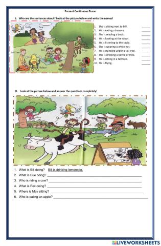 Present Continuous Tense