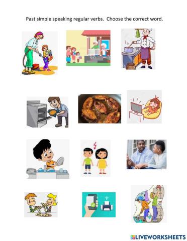 Past simple irregular verbs