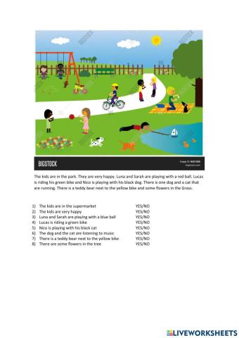 read and write yes or no kids 3