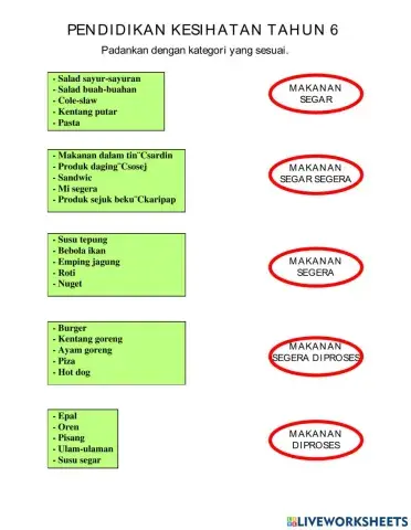 Pendidikan Kesihatan Tahun 6