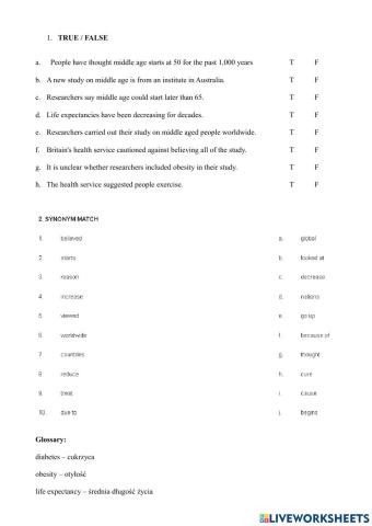 60 is  the new middle age, not 50 -  L.13