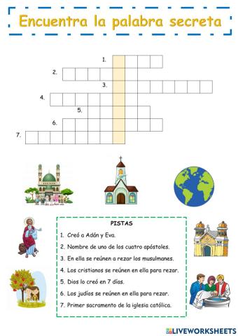 Encuentra la palabra secreta