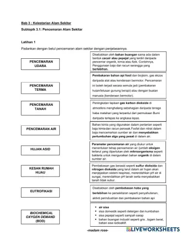 Kelestarian alam sekitar