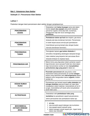 Kelestarian alam sekitar