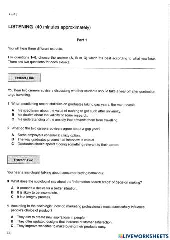 Cpe listening test 1
