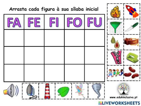 Jogo interativo - sílabas fa-fe-fi-fo-fu