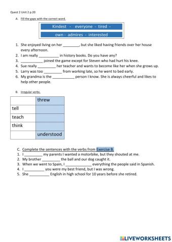 Quest Unit 2 p.20
