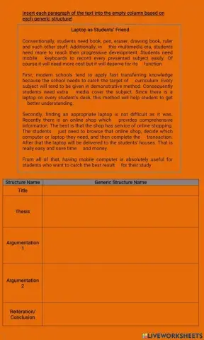 Analytical Exposition