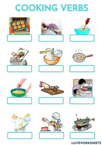 Kitchen verbs