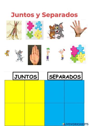 Juntos -  Separados
