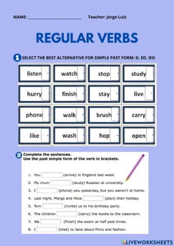 Regular VErbs
