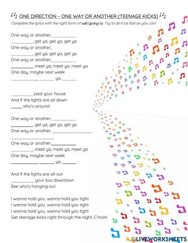 One Way Or Another: Will vs. Going to (Gonna)