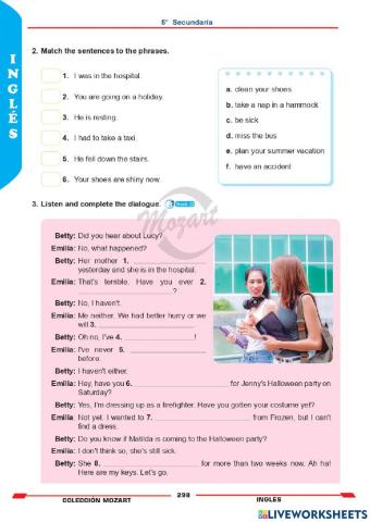 Unidad 4 - inglés 5°