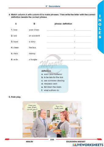 Unidad 4 - inglés 5°