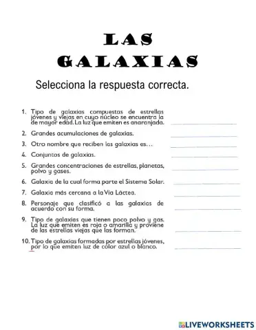 Las galaxias