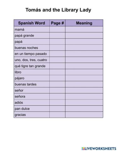 Tomás and the Library Lady