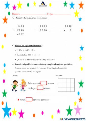 Diagnóstico de matemática