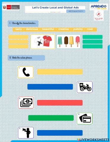 Advertisement - action phrases