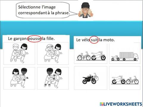 Compréhension teacher Géraldine