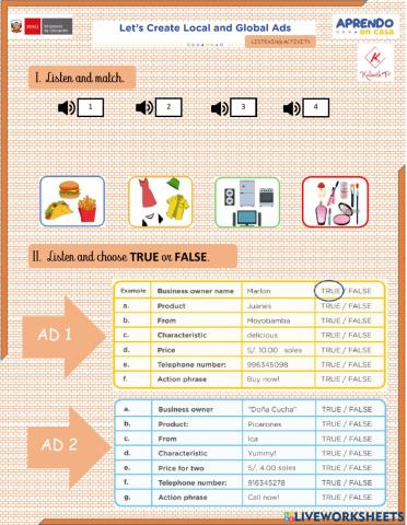 Advertisement listening