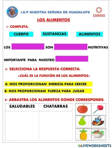 Los alimentos
