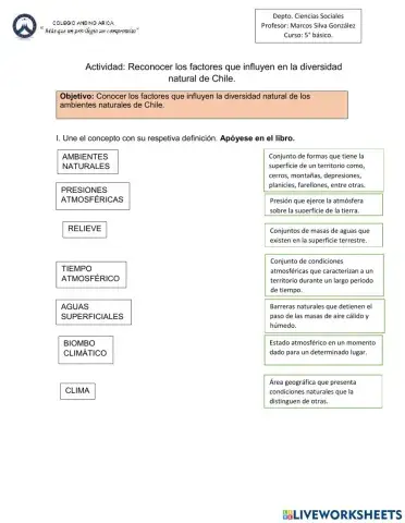 Zonas naturales de Chile