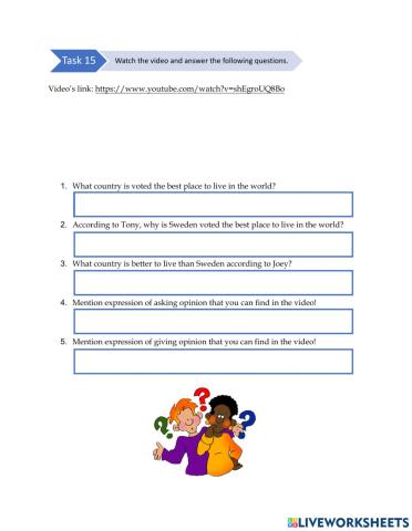 Unit 1 (At School) - Task 15