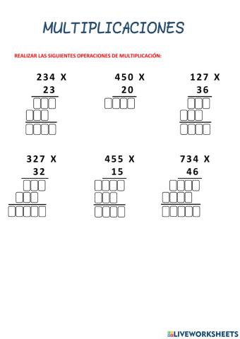 Multiplicaciones 4-1