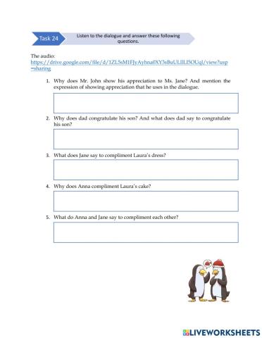 Unit 1 (At School) - Task 24