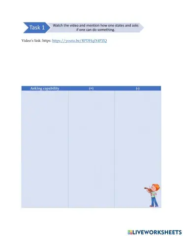 Unit 2 (Hobbies) - Task 1