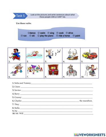 Unit 2 (Hobbies) - Task 5