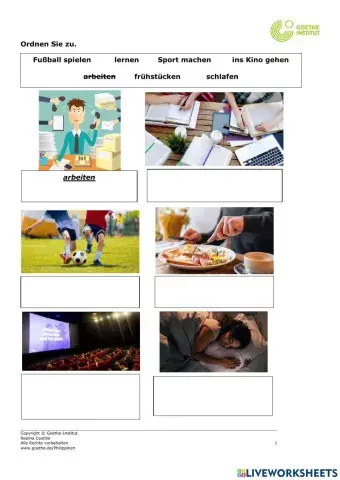 Aktivitäten im Alltag