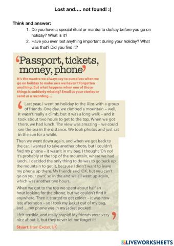 Lost but not found :(