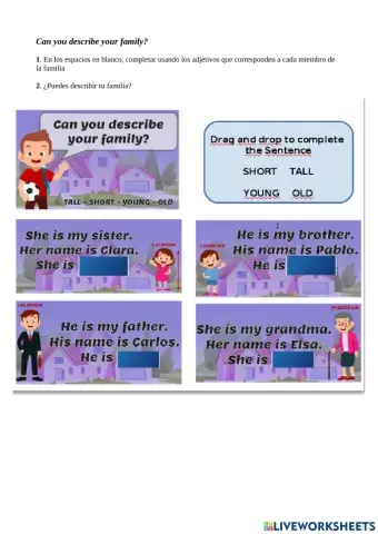 Can you describe your family?