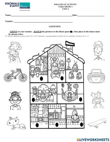 Take Shape 1 Unit 4 Listening Follow Up