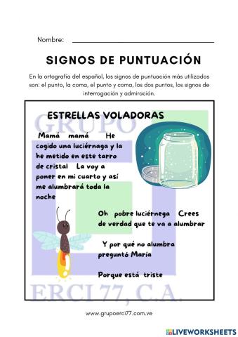 Signos de puntuación